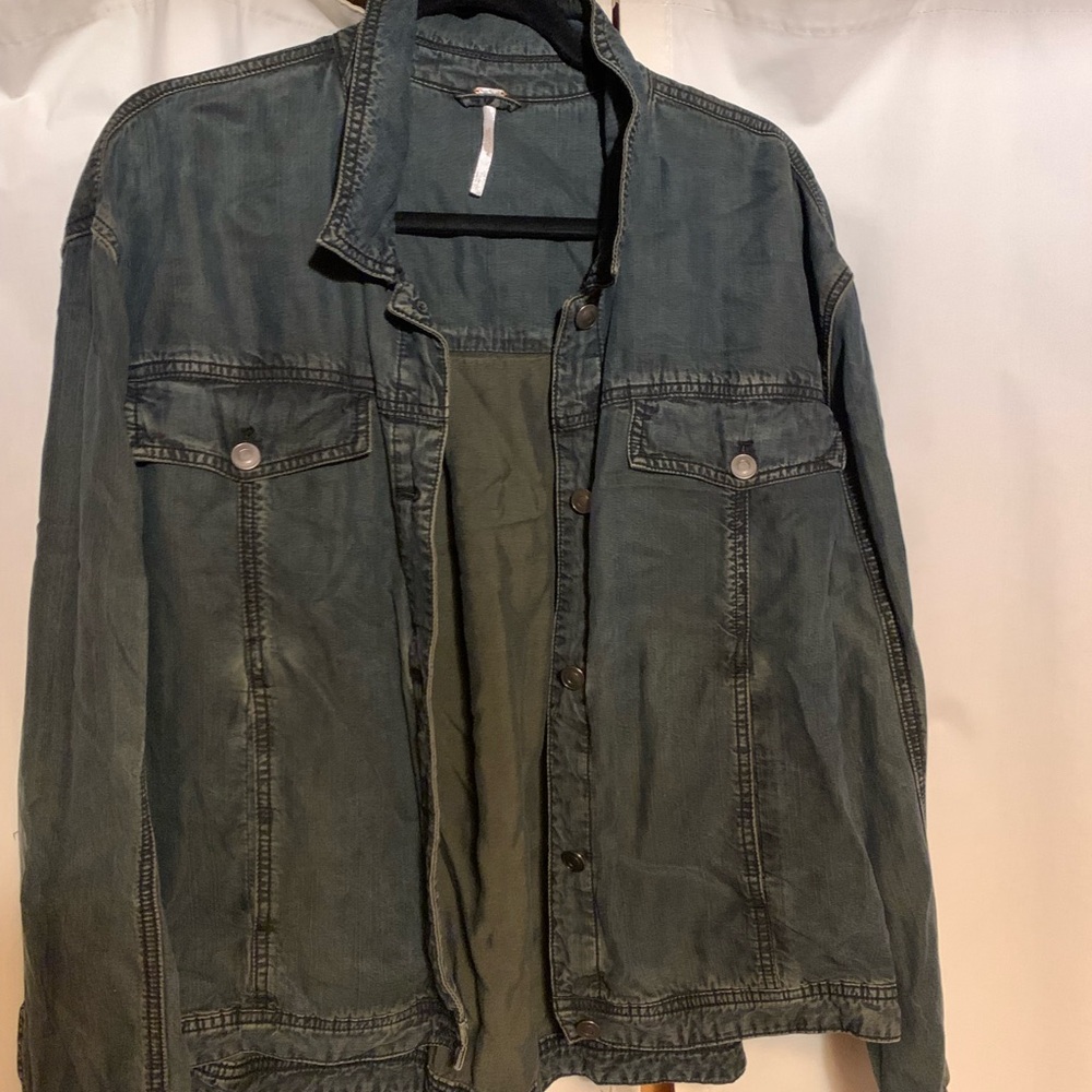 Free People Chambray Jean Jacket